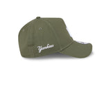 New Era 9Forty A-Frame MLB Seasonal Script New York Yankees New Olive