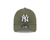 New Era 9Forty A-Frame MLB Seasonal Script New York Yankees New Olive