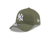 New Era 9Forty A-Frame MLB Seasonal Script New York Yankees New Olive