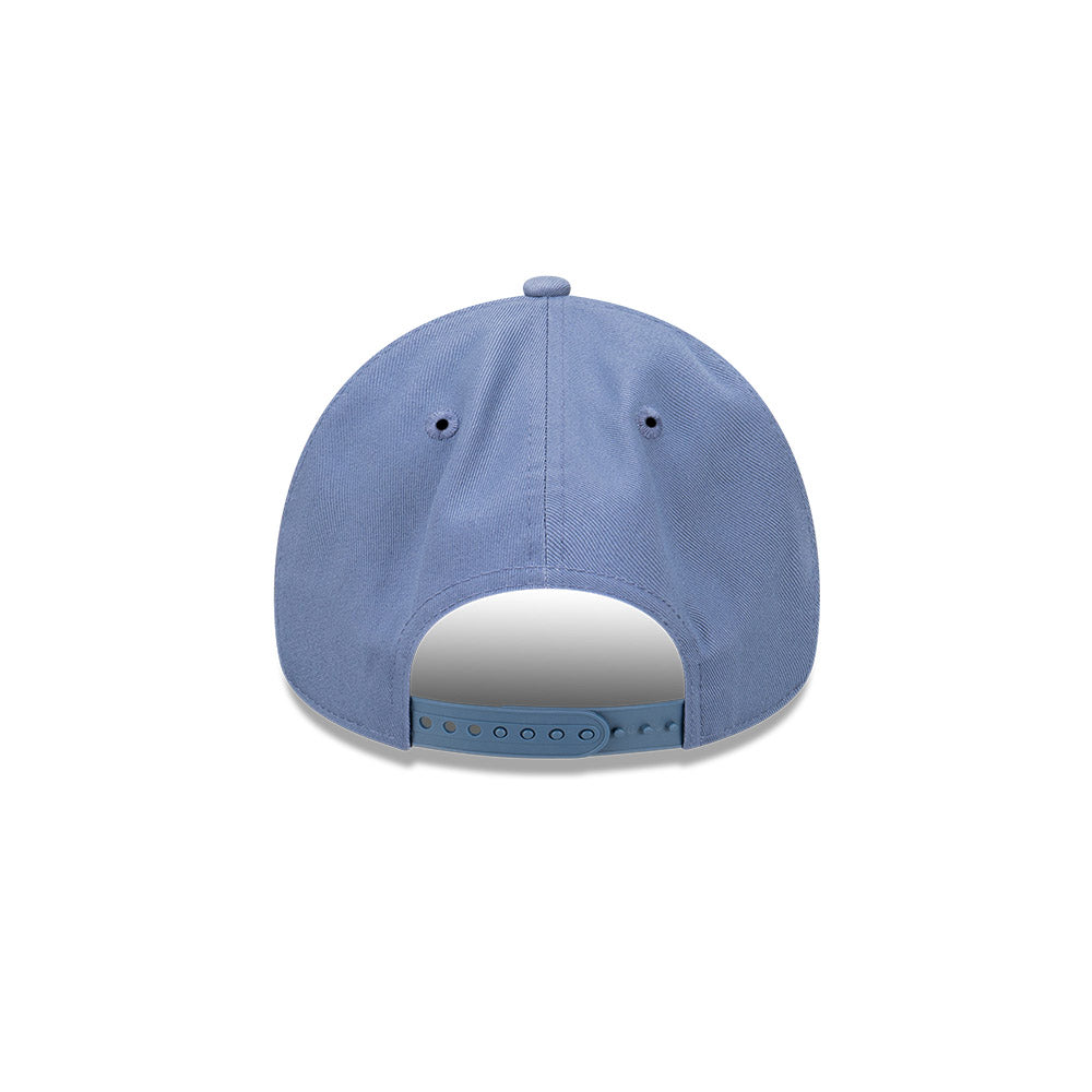 New Era 9Forty A-Frame MLB Seasonal Tonal Script Los Angeles Dodgers Slate Blue