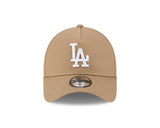 New Era 9Forty A-Frame MLB Side Script Los Angeles Dodgers Khaki