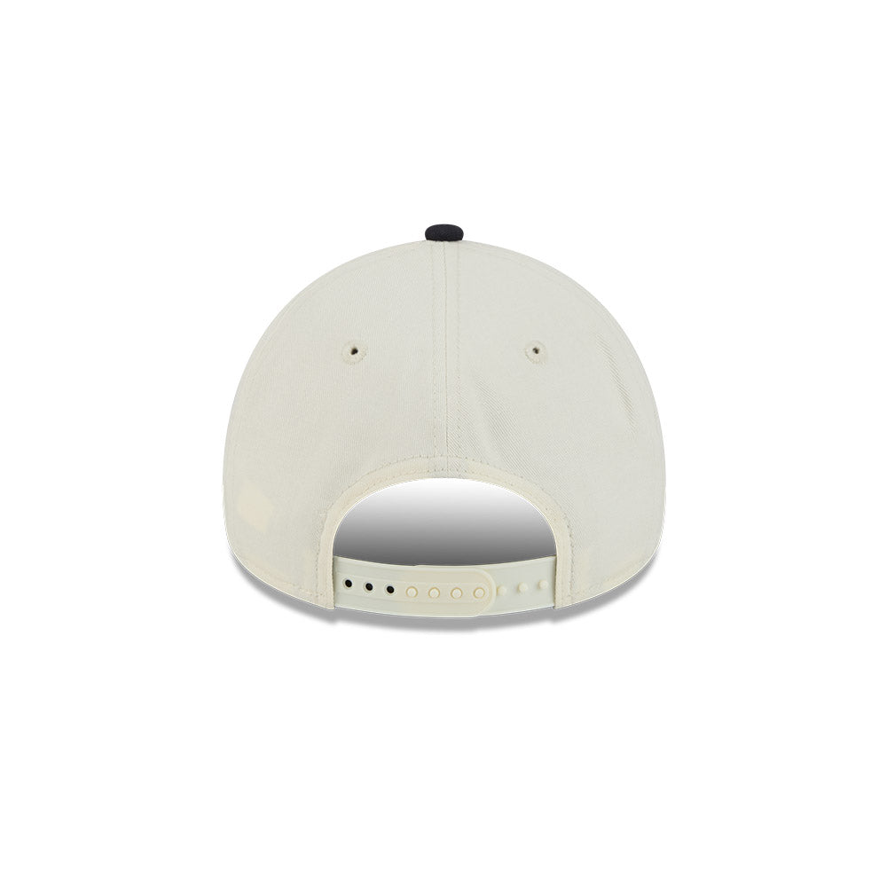 New Era 9Forty A-Frame MLB Side Script New York Yankees Chrome Navy