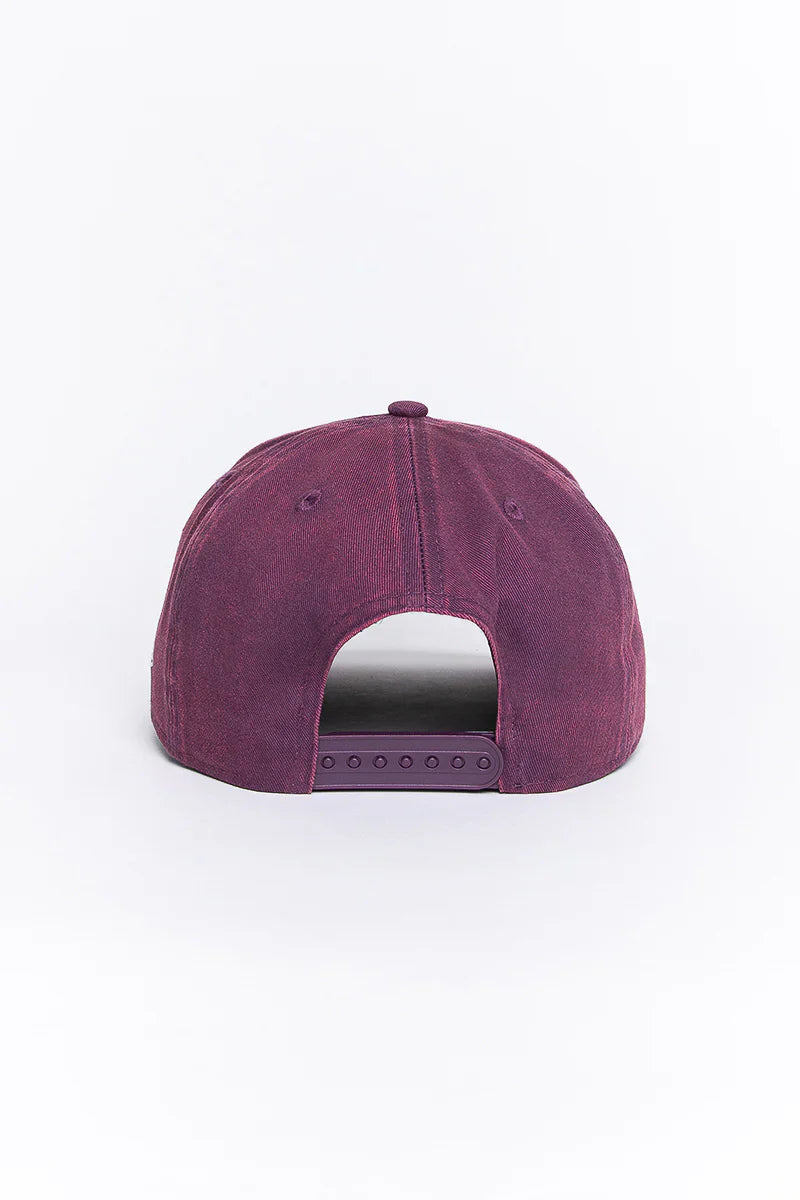 New Era 9Forty A-Frame MLB Snow Wash Los Angeles Dodgers Damson