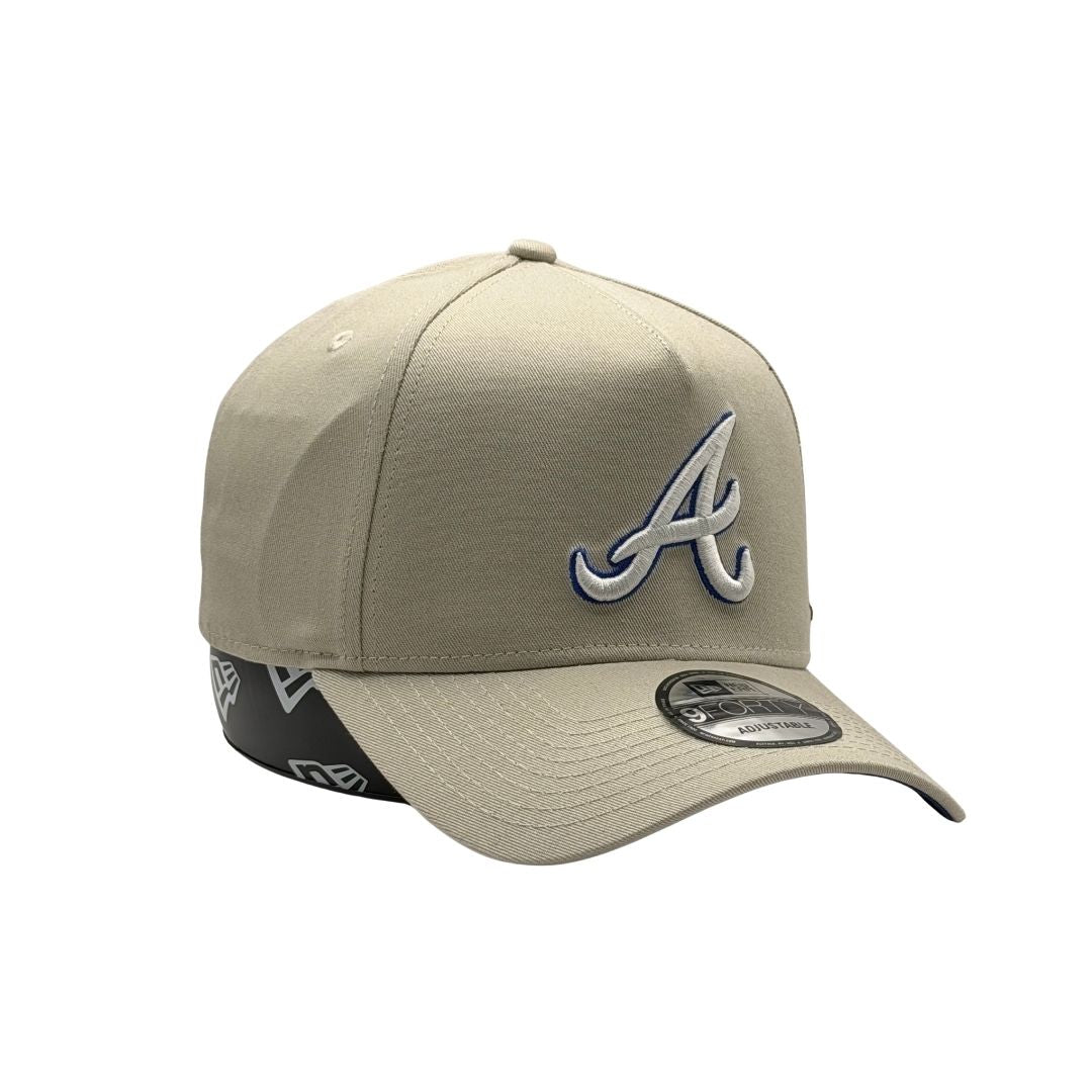 New Era 9Forty A-Frame MLB Stone Royal Atlanta Braves