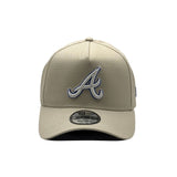 New Era 9Forty A-Frame MLB Stone Royal Atlanta Braves