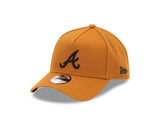 New Era 9Forty A-Frame MLB Toasted Peanut Atlanta Braves