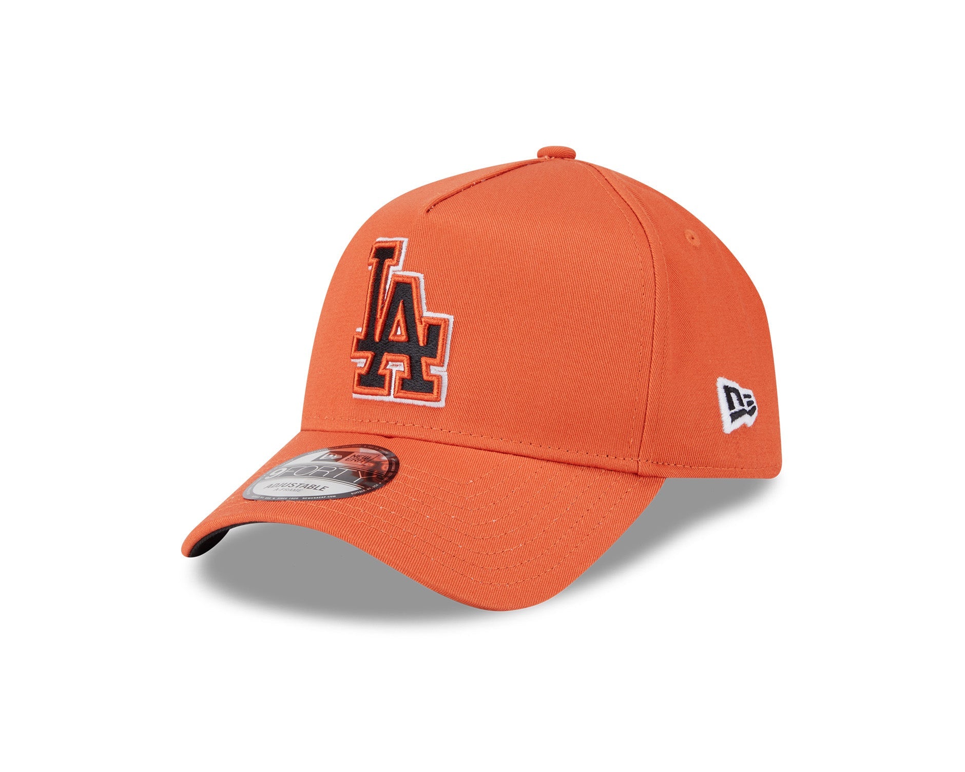 New Era 9Forty A-Frame MLB Vintage Orange Los Angeles Dodgers