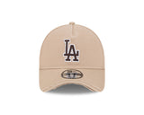 New Era 9Forty A-Frame MLB Visor Distress Los Angeles Dodgers Camel