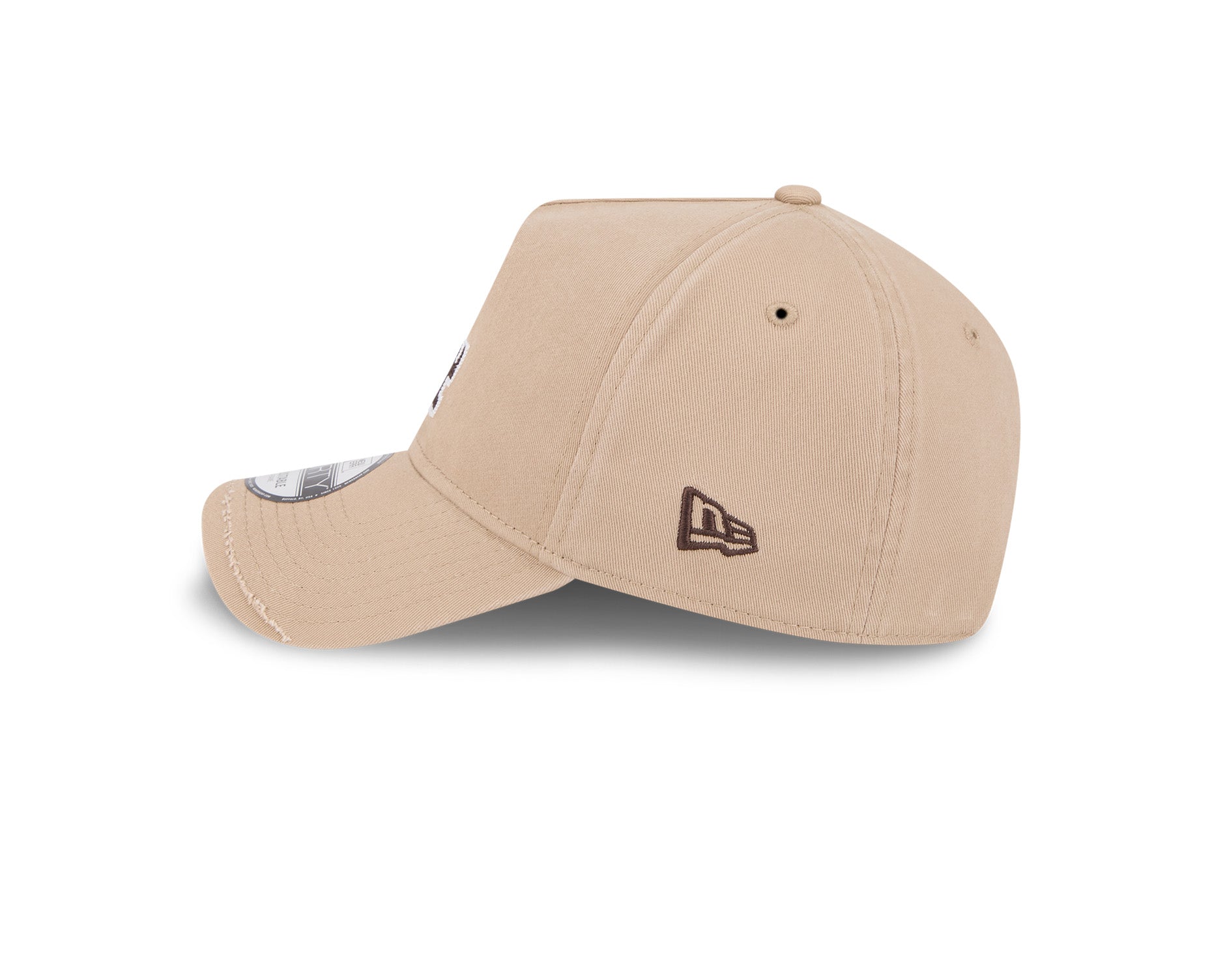 New Era 9Forty A-Frame MLB Visor Distress Los Angeles Dodgers Camel