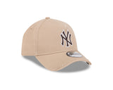 New Era 9Forty A-Frame MLB Visor Distress New York Yankees Camel
