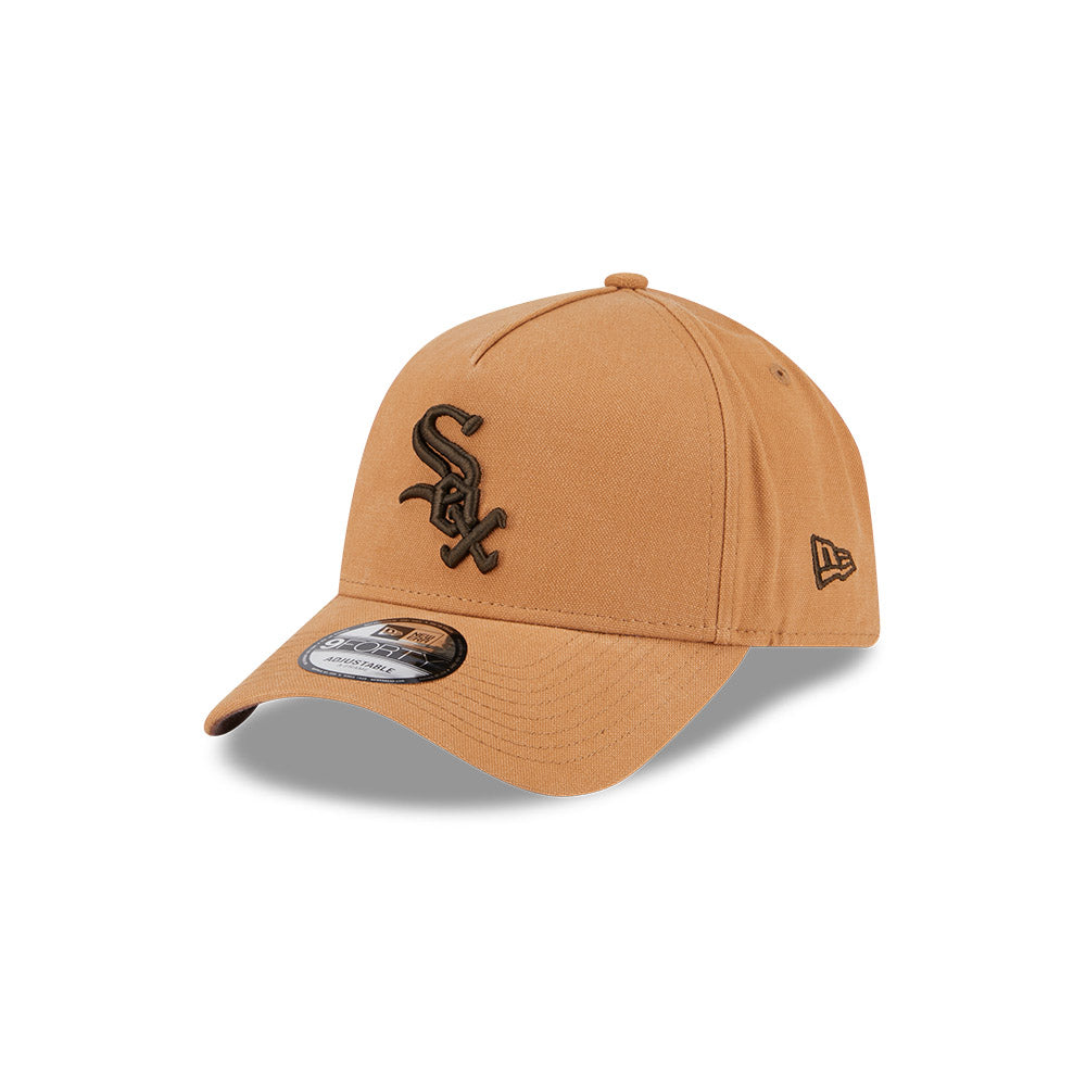 New Era 9Forty A-Frame MLB Washed Canvas Bronze Chicago White Sox