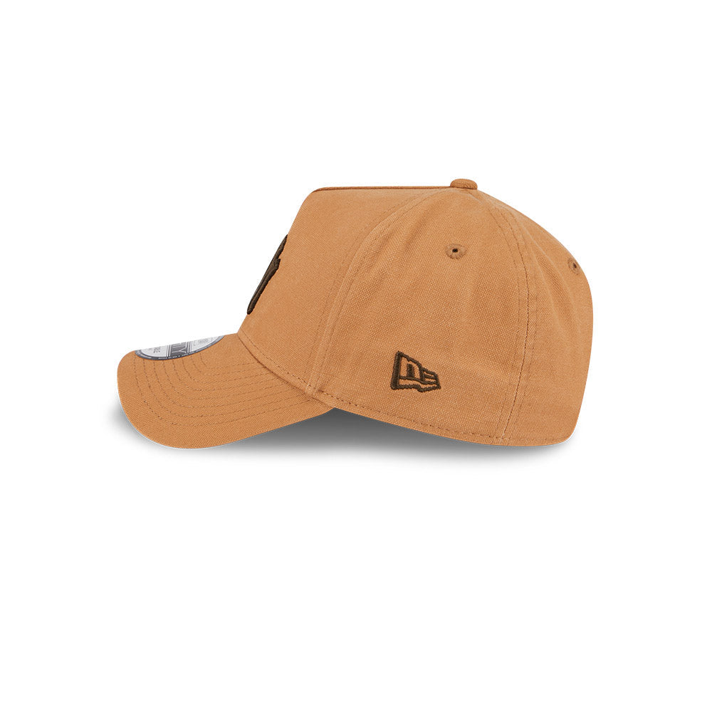 New Era 9Forty A-Frame MLB Washed Canvas Bronze New York Yankees