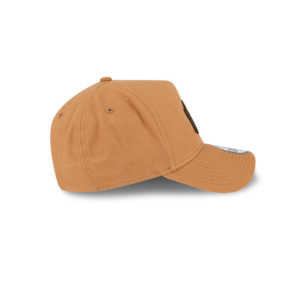 New Era 9Forty A-Frame MLB Washed Canvas Bronze New York Yankees