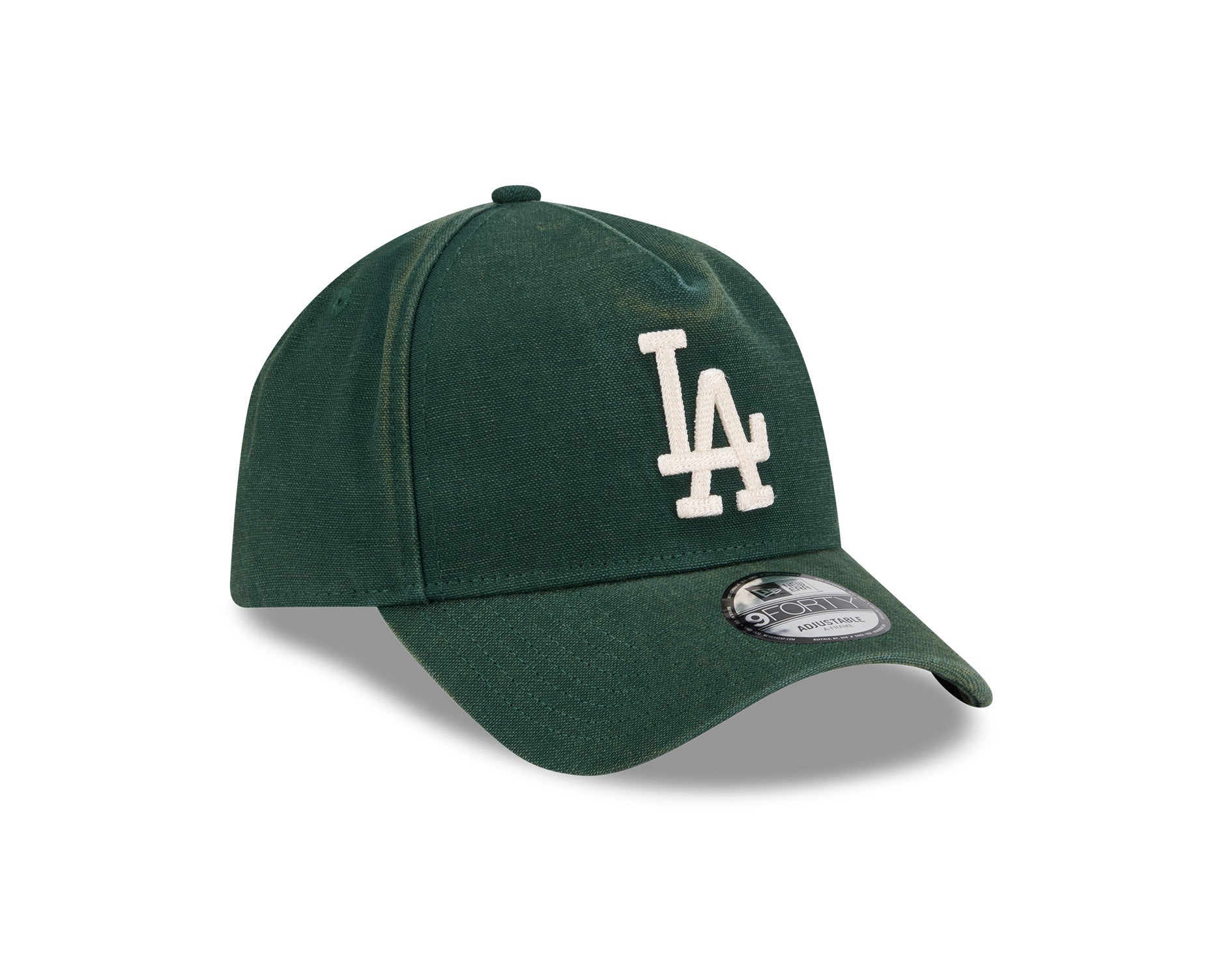 New Era 9Forty A-Frame MLB Washed Canvas Seasonal Los Angeles Dodgers Dark Green