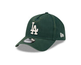 New Era 9Forty A-Frame MLB Washed Canvas Seasonal Los Angeles Dodgers Dark Green