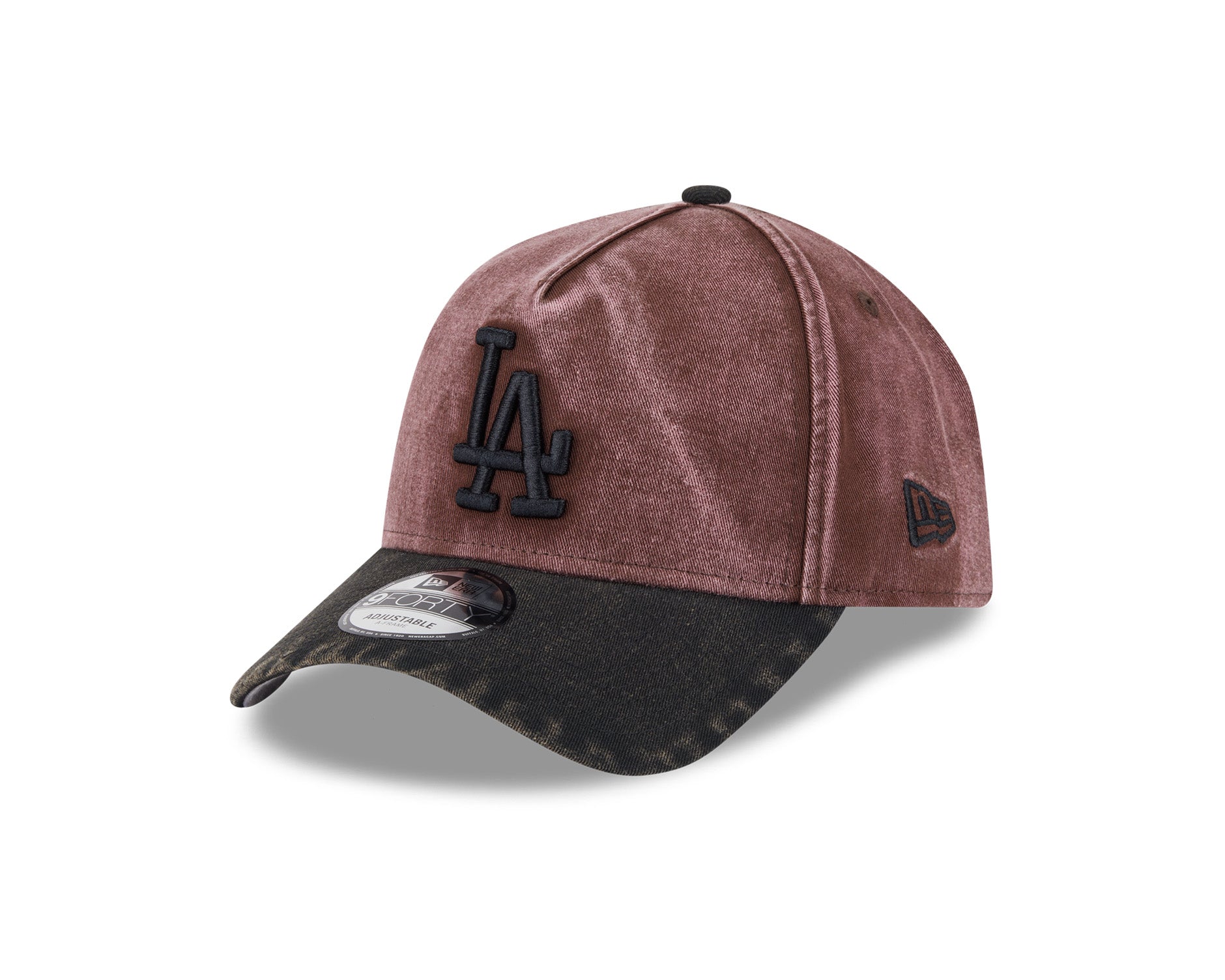 New Era 9Forty A-Frame MLB Washed Earthtones Los Angeles Dodgers Chocolate Sauce