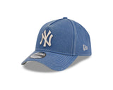 New Era 9Forty A-Frame MLB Washed Indigo New York Yankees