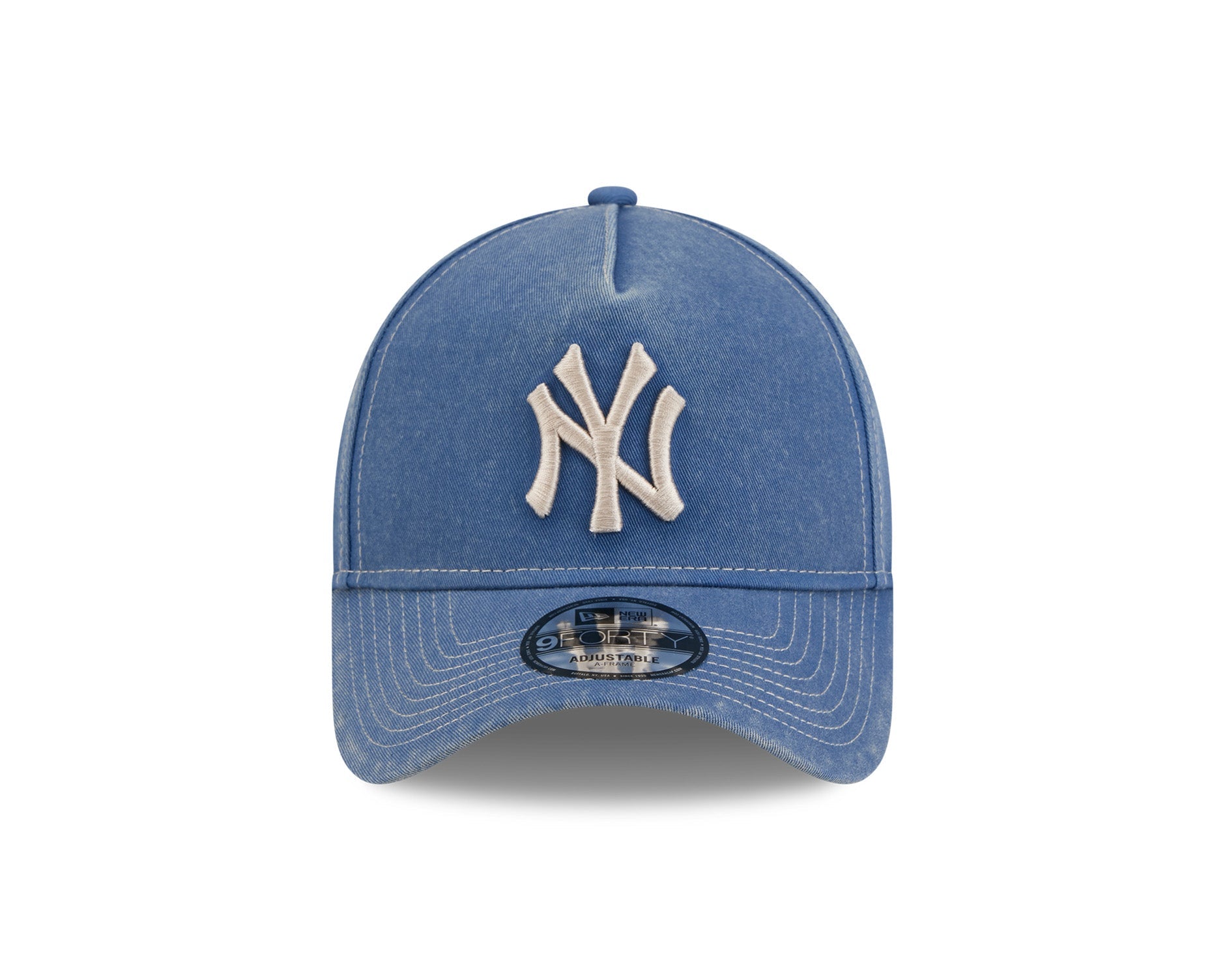 New Era 9Forty A-Frame MLB Washed Indigo New York Yankees