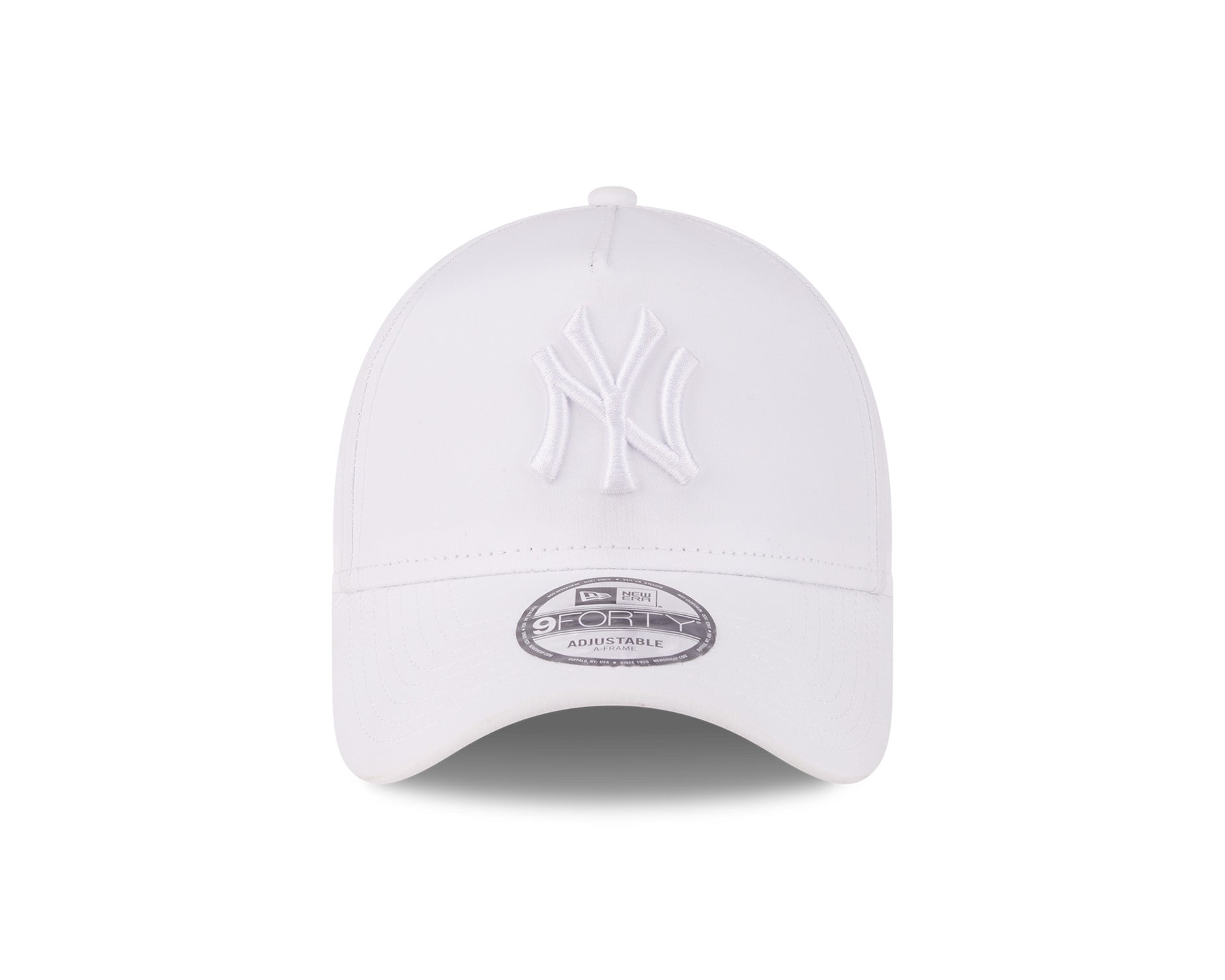 New Era 9Forty A-Frame MLB White on White New York Yankees
