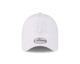 New Era 9Forty A-Frame MLB White on White New York Yankees