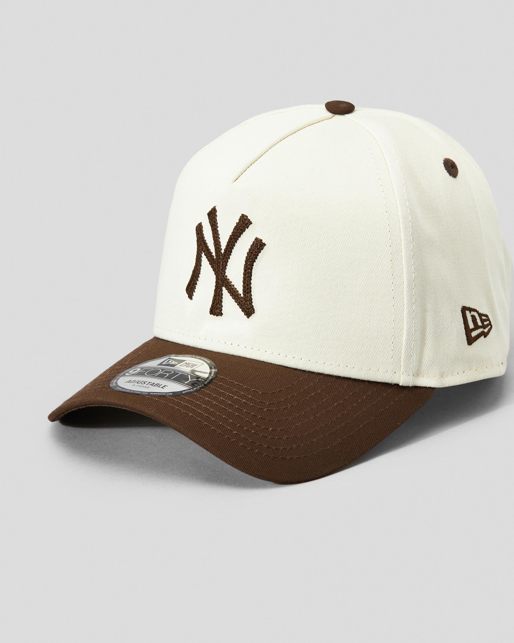 New Era 9Forty A-Frame MLB Winecork 2Tone New York Yankees Walnut