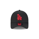New Era 9Forty A-Frame MLB World Series Black Scarlet Los Angeles Dodgers