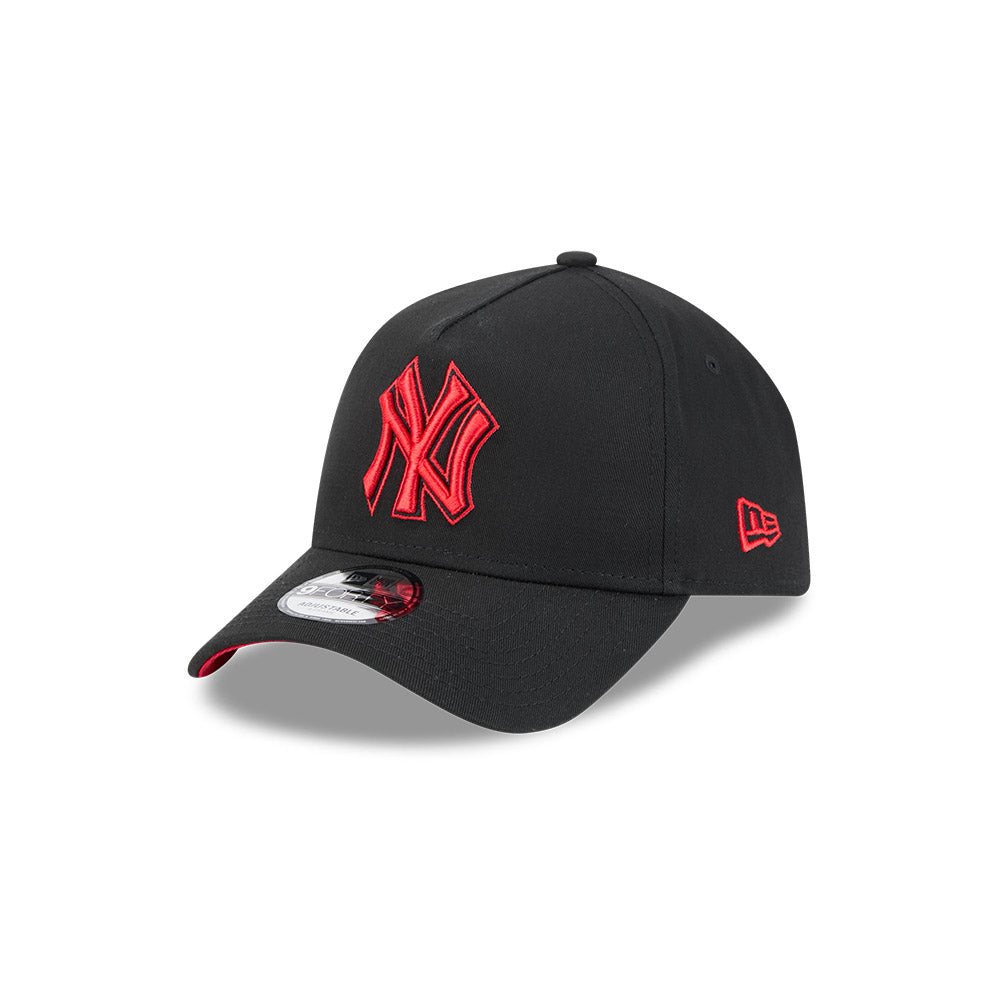 New Era 9Forty A-Frame MLB World Series Black Scarlet New York Yankees