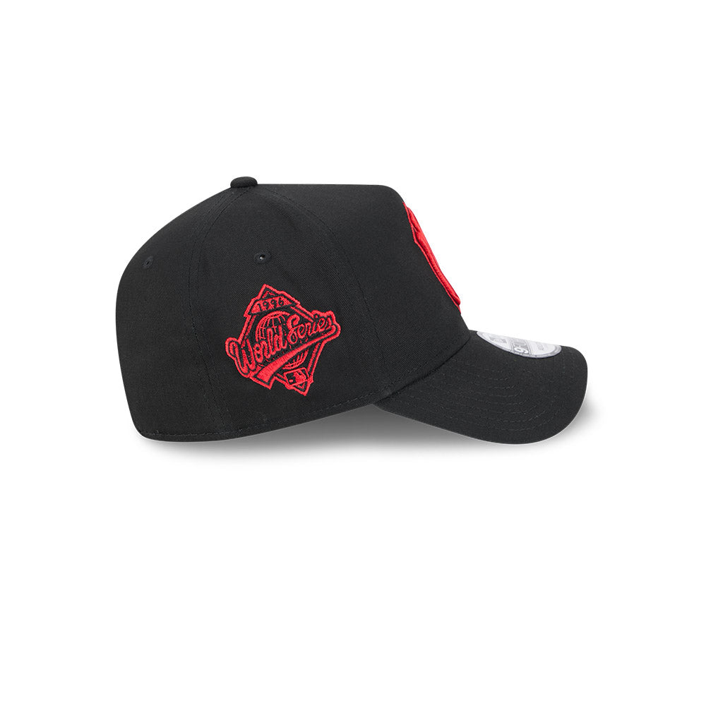 New Era 9Forty A-Frame MLB World Series Black Scarlet New York Yankees