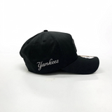 New Era 9Forty A-Frame MLB New York Yankees Black/Met Silver