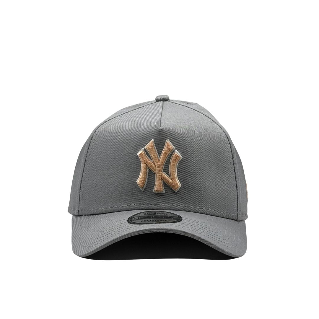 New Era 9Forty A-Frame MLB New York Yankees Grey/Peach