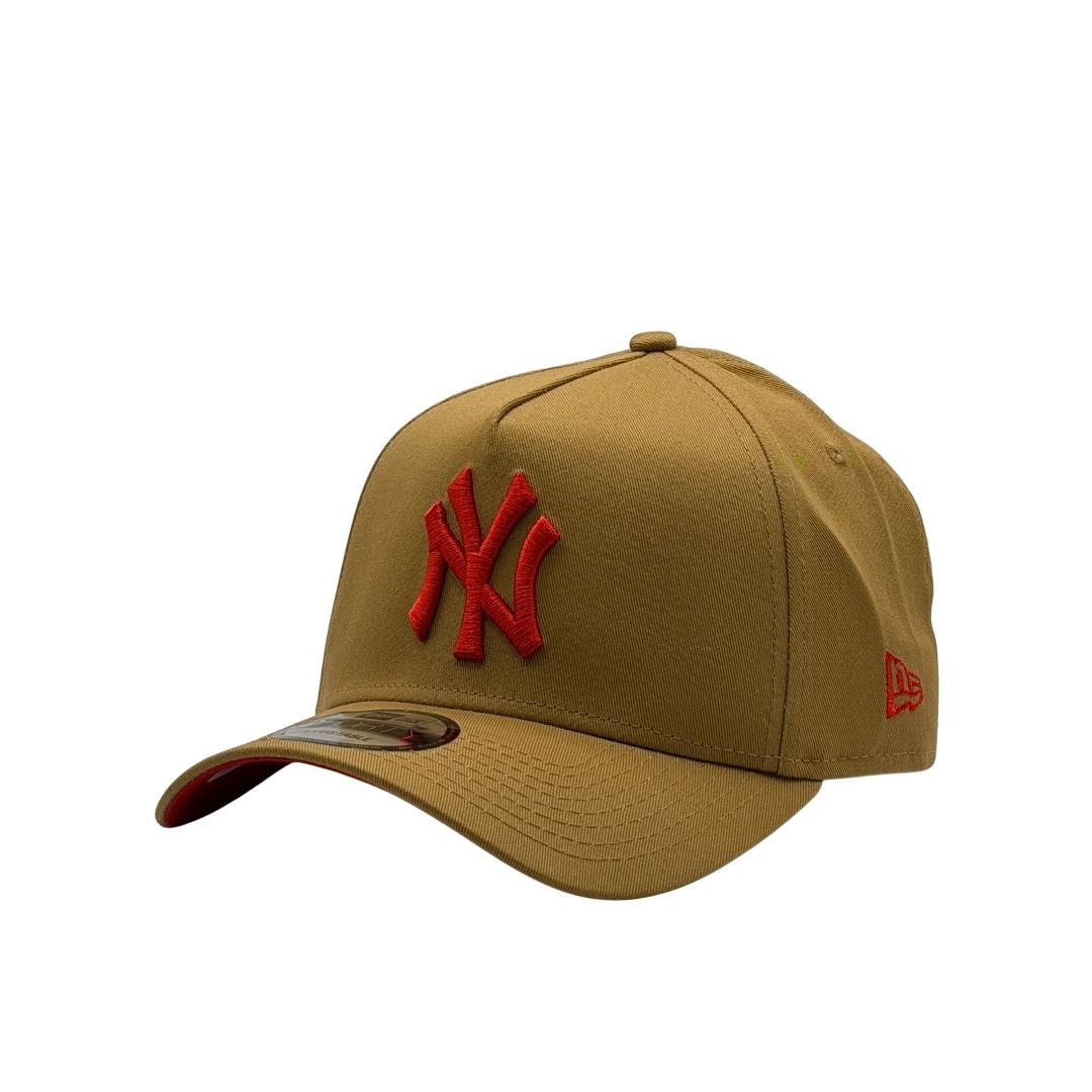 New Era 9Forty A-Frame MLB New York Yankees Wheat/Scarlet