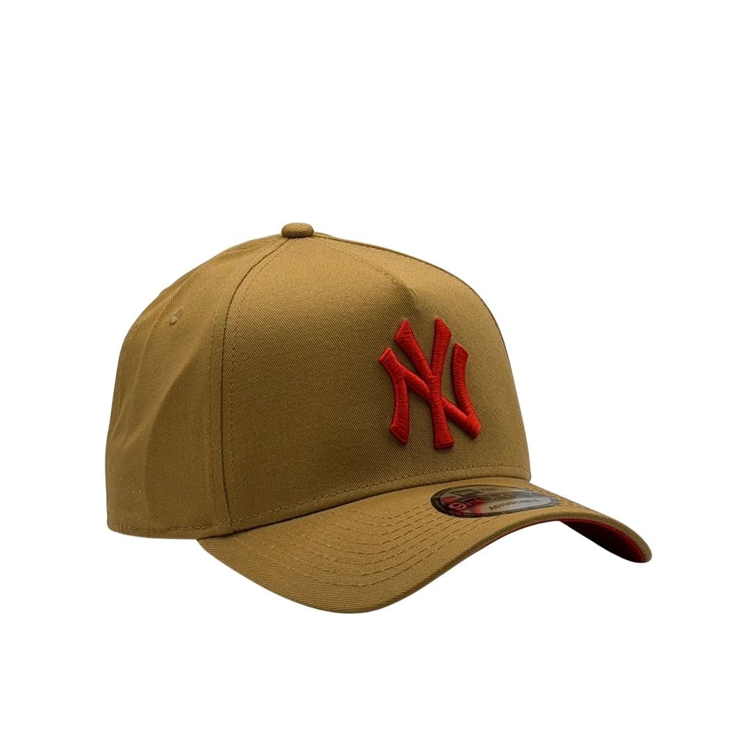 New Era 9Forty A-Frame MLB New York Yankees Wheat/Scarlet