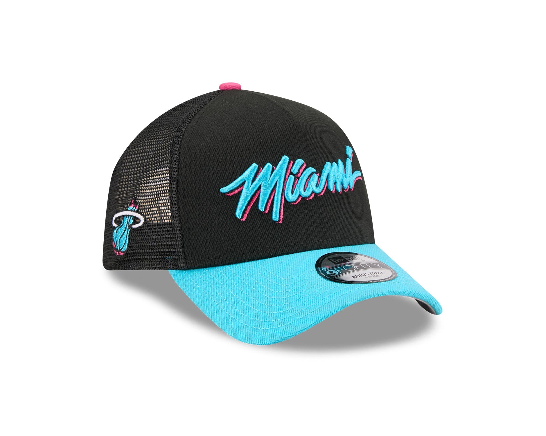 New Era 9Forty A-Frame NBA 25 City Edition Miami Heat OTC