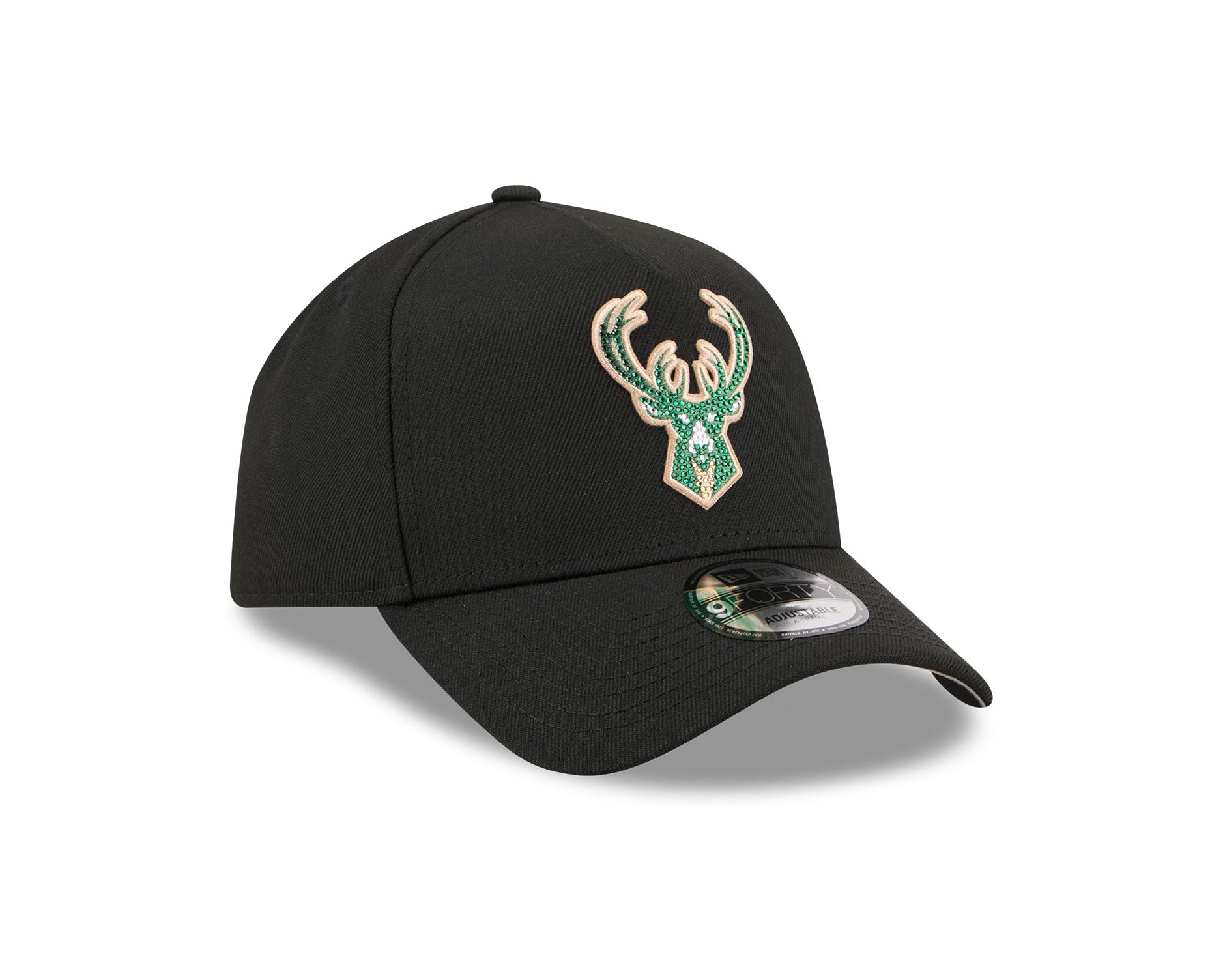 New Era 9Forty A-Frame NBA 26 Draft Milwaukee Bucks Black