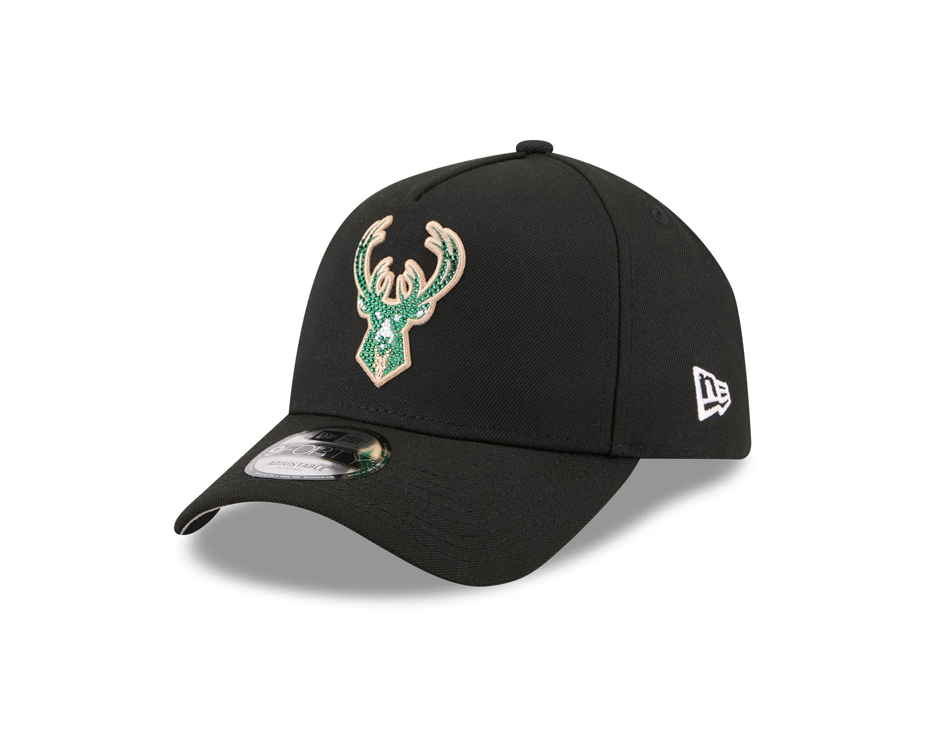 New Era 9Forty A-Frame NBA 26 Draft Milwaukee Bucks Black