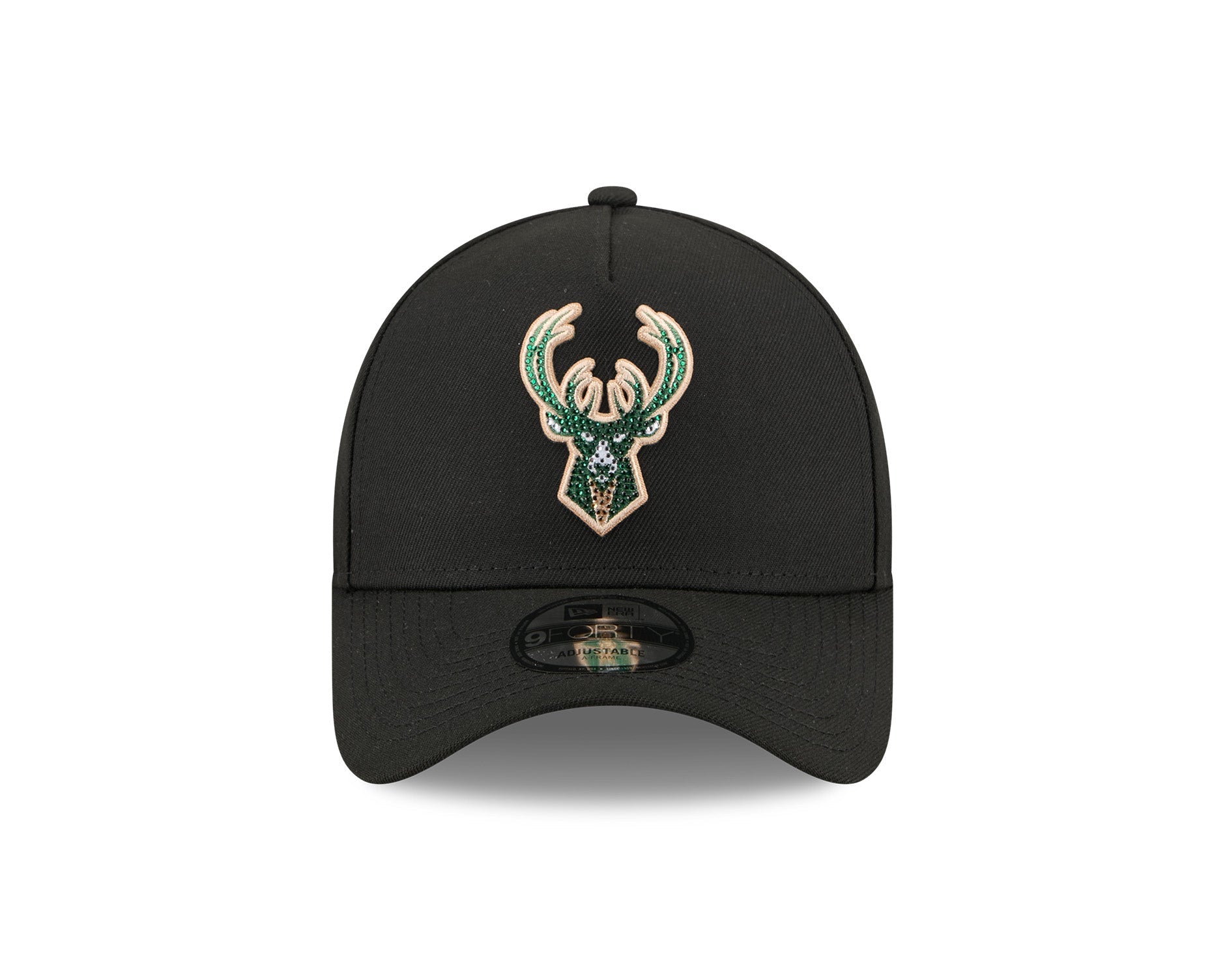 New Era 9Forty A-Frame NBA 26 Draft Milwaukee Bucks Black