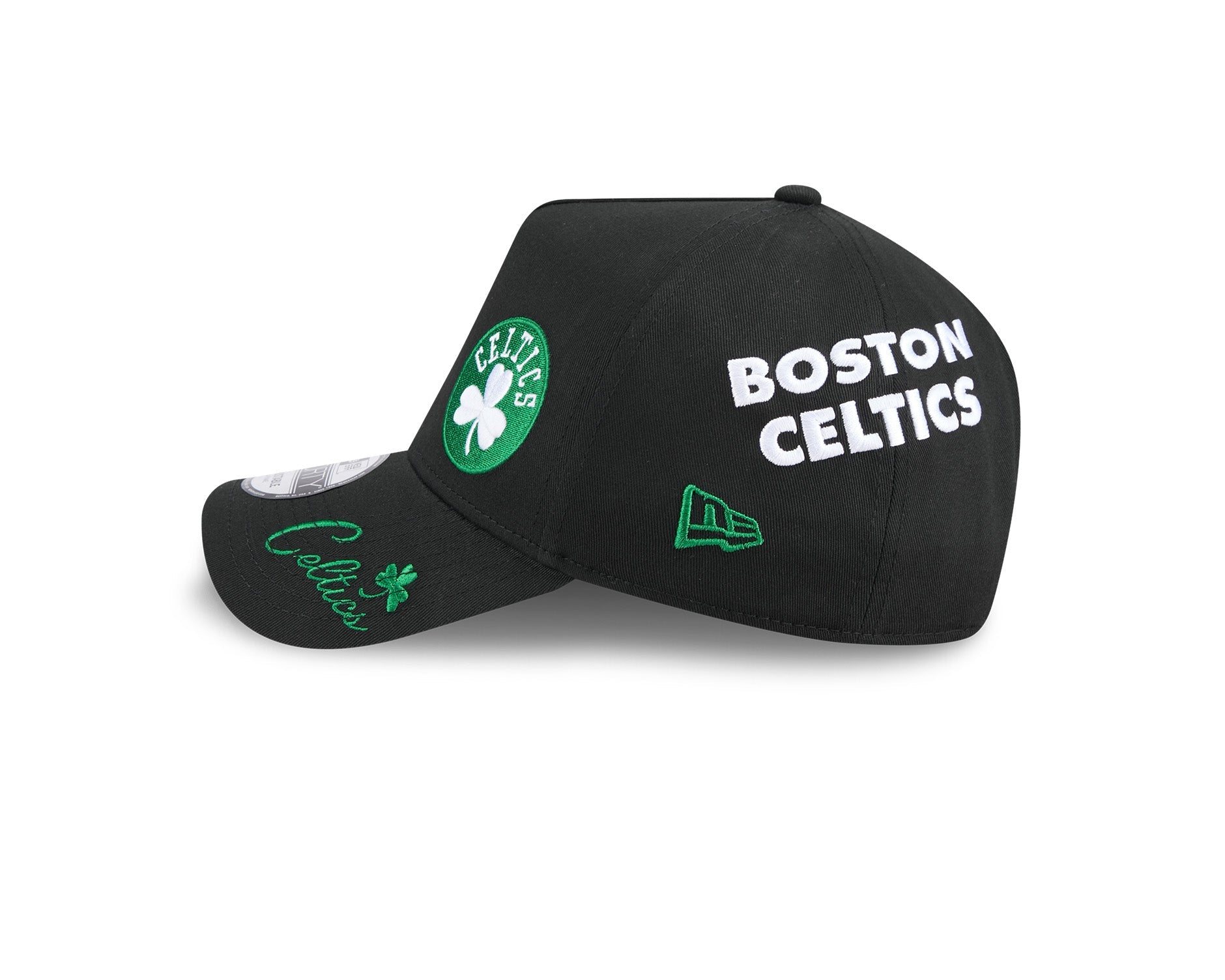 New Era 9Forty A-Frame NBA All Over Boston Celtics Black