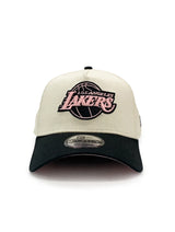 New Era 9Forty A-Frame NBA Best Of Archive Los Angeles Lakers Chrome/Black/Pink