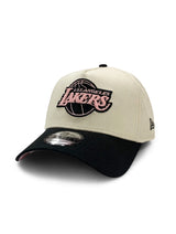 New Era 9Forty A-Frame NBA Best Of Archive Los Angeles Lakers Chrome/Black/Pink