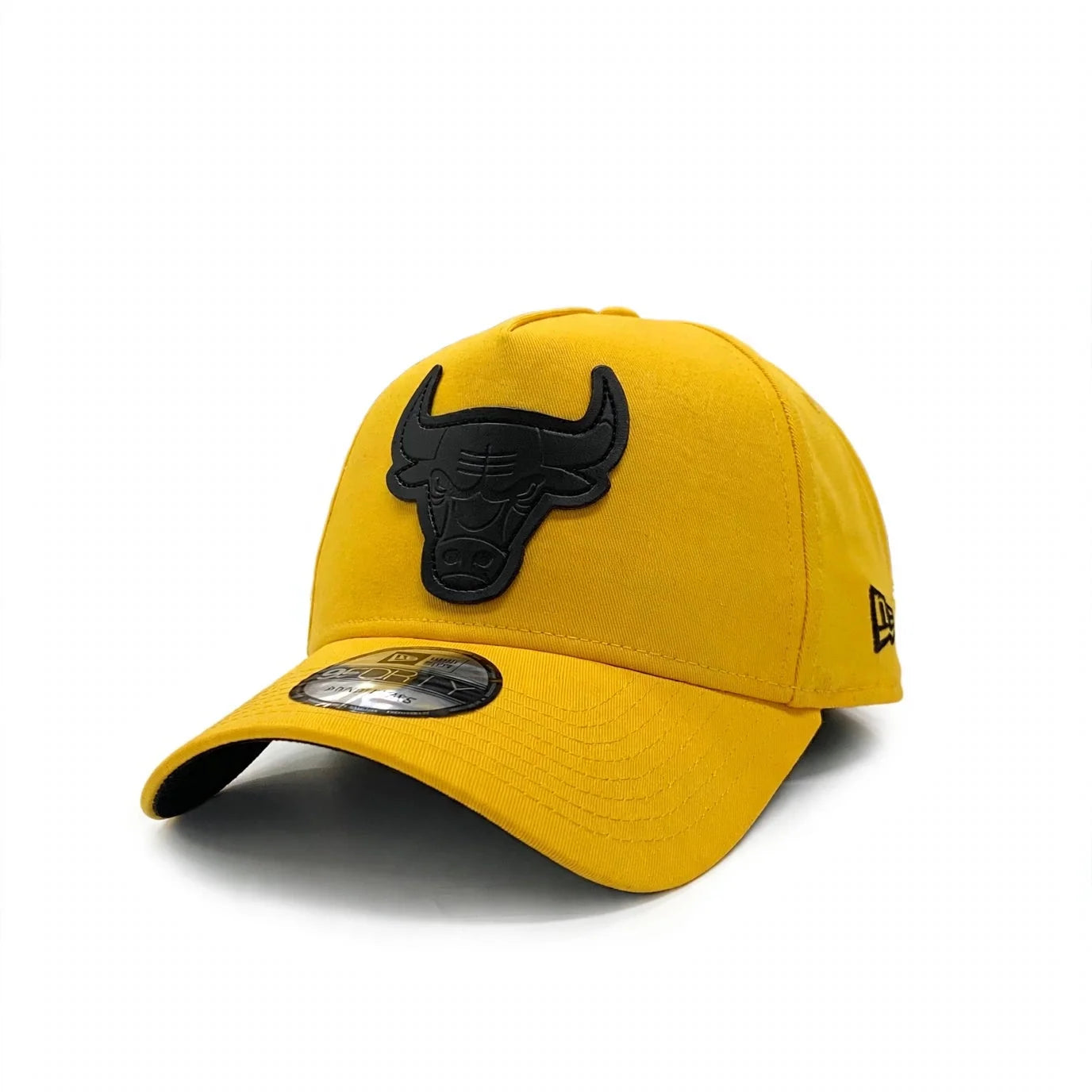 New Era 9Forty A-Frame NBA Black Leather APQ Chicago Bulls Yellow