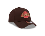 New Era 9Forty A-Frame NBA Choc Cherry Los Angeles Lakers