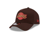 New Era 9Forty A-Frame NBA Choc Cherry Los Angeles Lakers