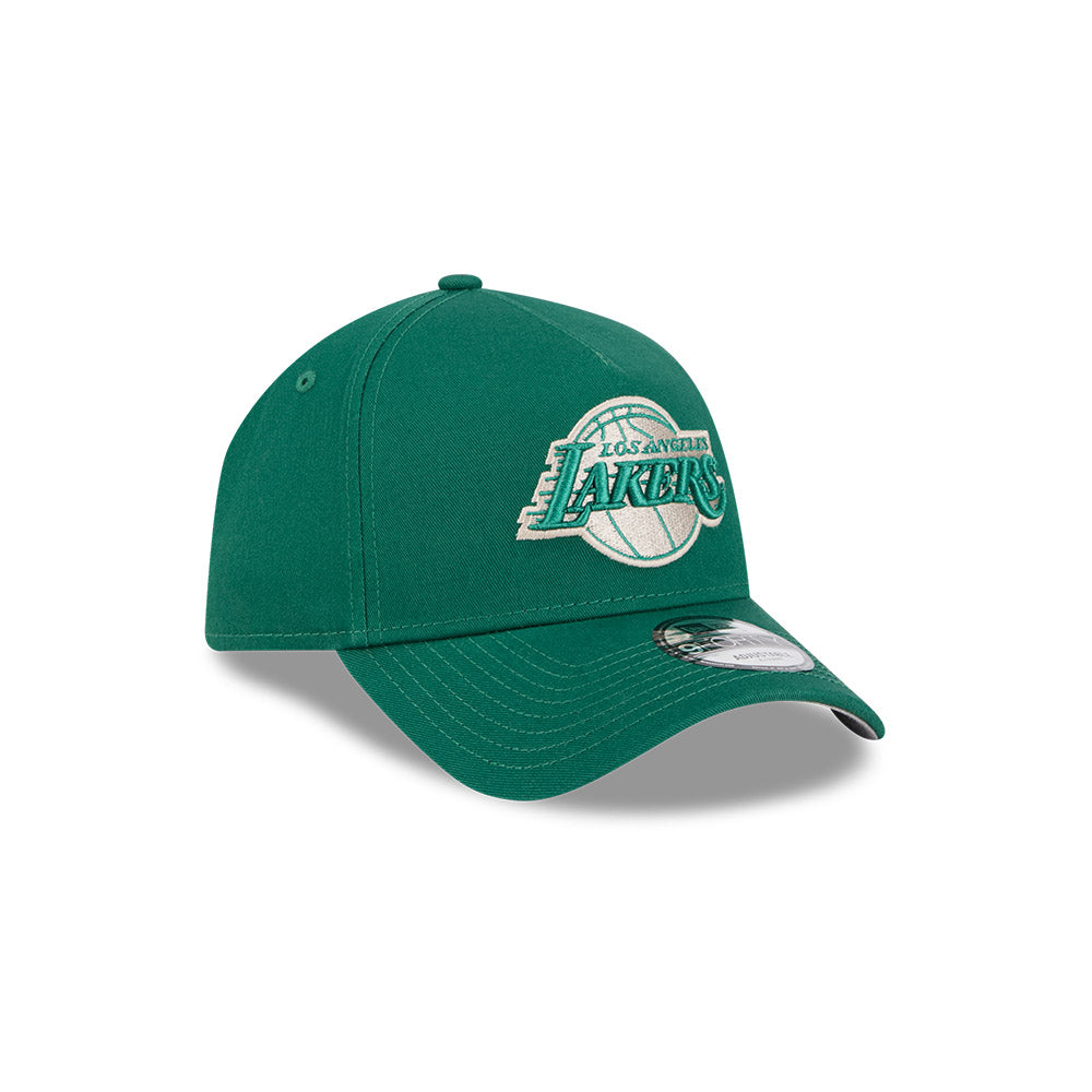 New Era 9Forty A-Frame NBA Deep Emerald Los Angeles Lakers