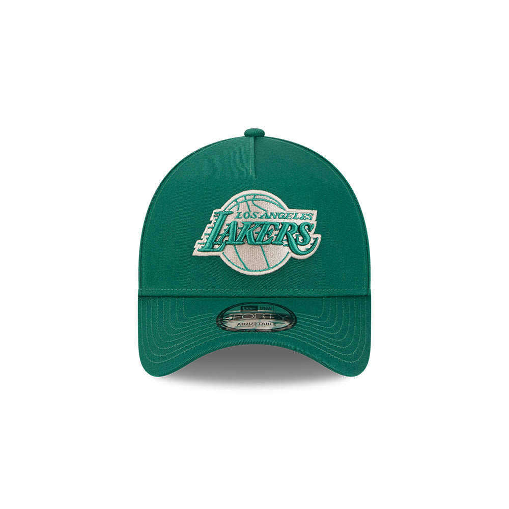 New Era 9Forty A-Frame NBA Deep Emerald Los Angeles Lakers