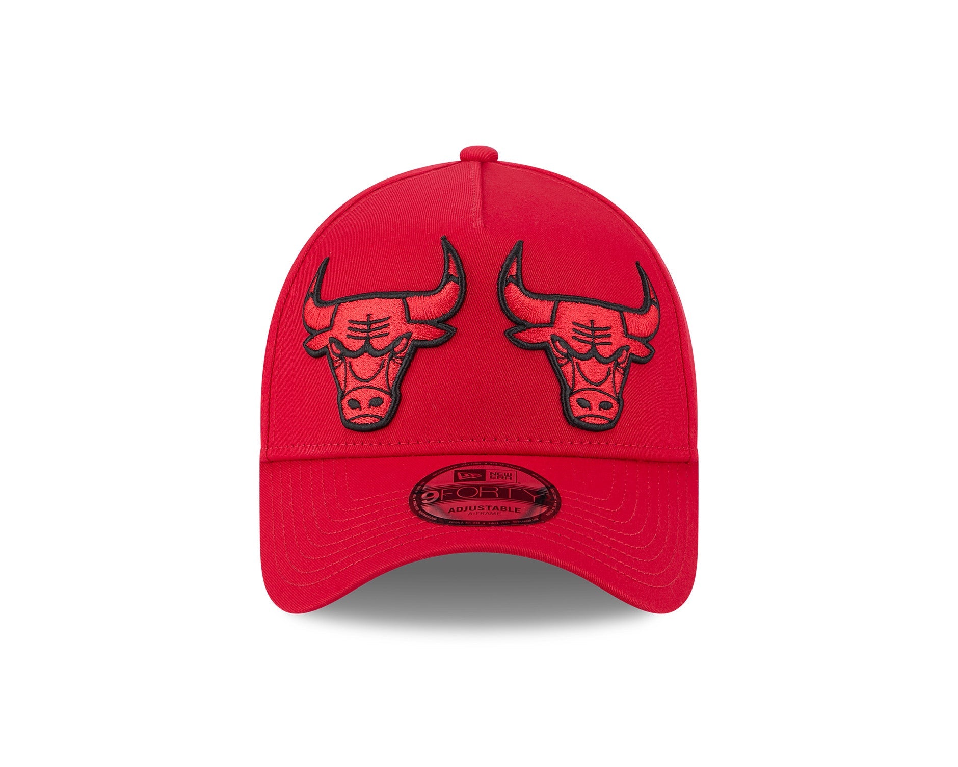 New Era 9Forty A-Frame NBA Double Logo Chicago Bulls Scarlet