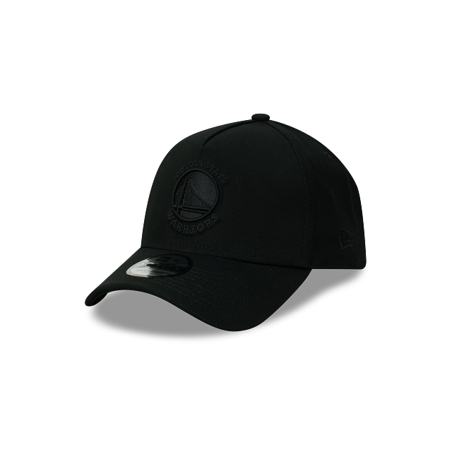 New Era 9Forty A-Frame NBA Golden State Warriors Black on Black