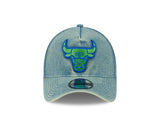 New Era 9Forty A-Frame NBA Green Acid Denim Chicago Bulls