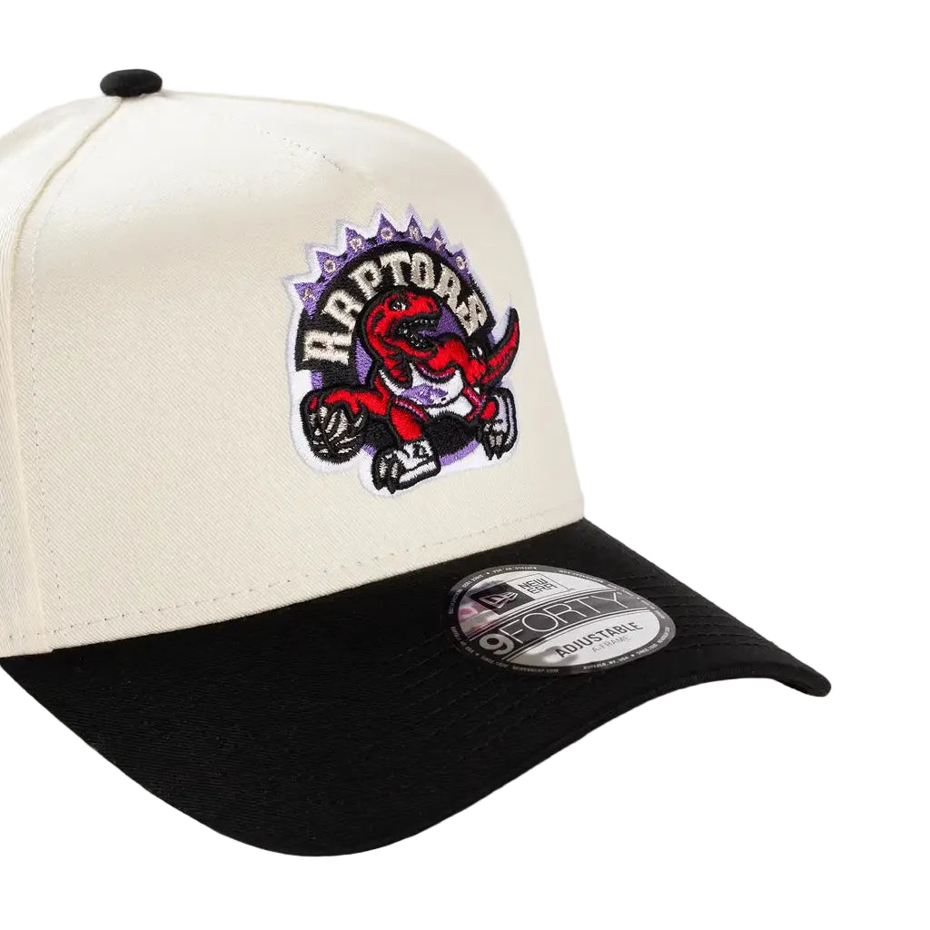 New Era 9Forty A-Frame NBA HWC 2Tone Toronto Raptors Chrome/Black