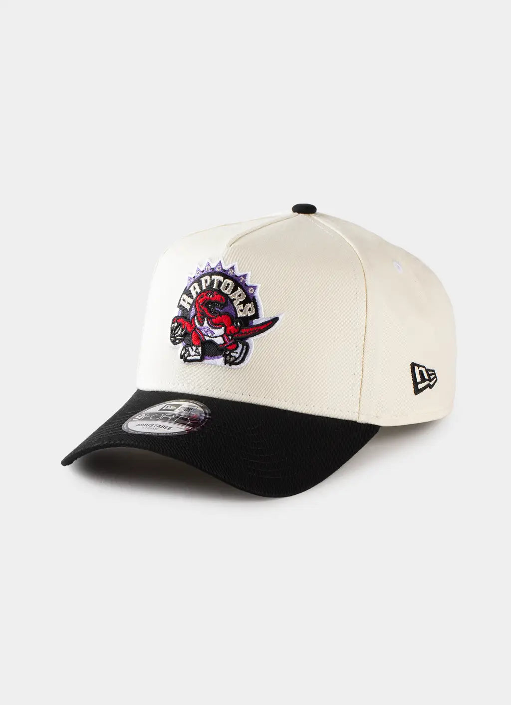 New Era 9Forty A-Frame NBA HWC 2Tone Toronto Raptors Chrome/Black