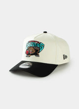 New Era 9Forty A-Frame NBA HWC 2Tone Vancouver Grizzlies Chrome/Black